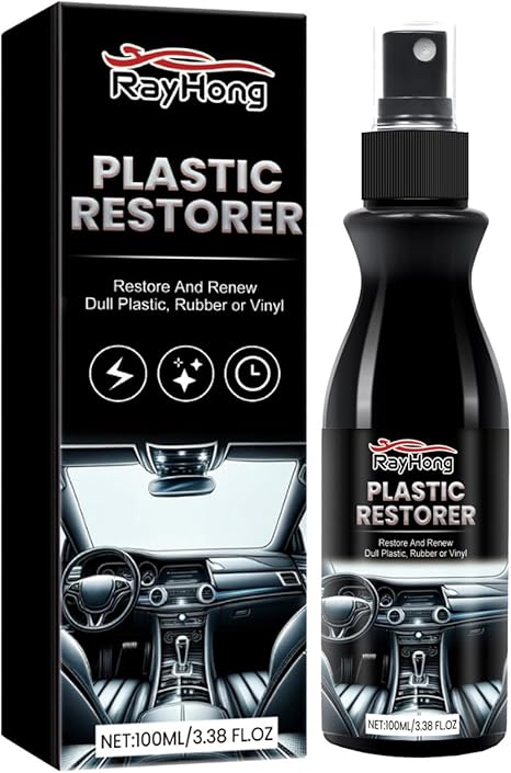 RAYHONG ™| SPRAY REVITALIZANTE DE PLASTICO PARA VEHICULOS 100ML