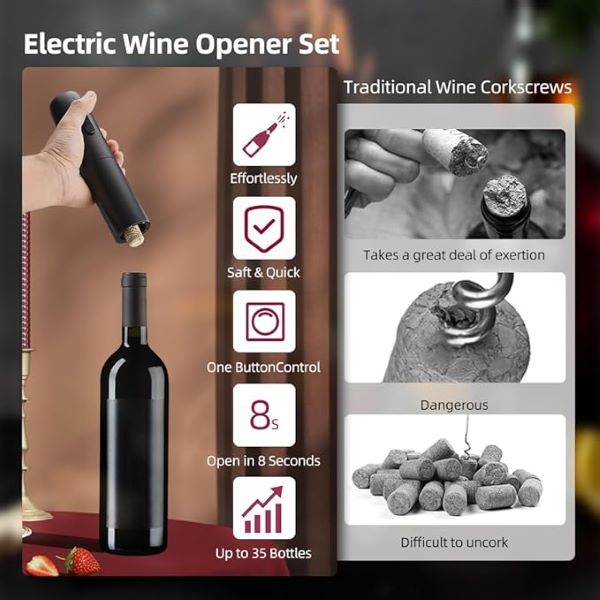 SmartCork Kit Electrico Abrevinos 🍷